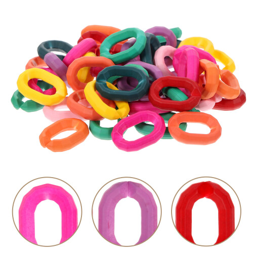 50St Transparante Acryl Ringen Voor DIY Accessoires 1