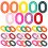 50St Transparante Acryl Ringen Voor DIY Accessoires 10