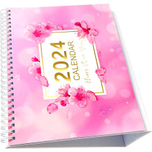 Draagbare Flip Kalender 2024 Roze