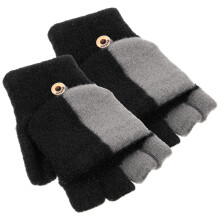 1 paar wollen vingerloze handschoenen voor volwassenen, buiten