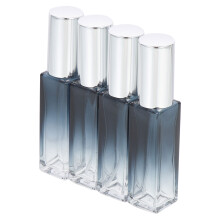 4Pcs Silver Glass Spray Bottles Refillable Perfume Holder for Travel