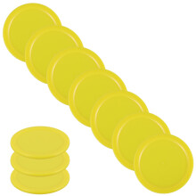 10pcs plastic hockey pucks for ice hockey games, small accessories