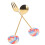 1 set rvs met lollyontwerp, en dessertvork 8