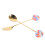 1 set rvs met lollyontwerp, en dessertvork 5