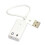 usb 2.0 geluid 3d adapter met kabel voor laptop luidspreker (wit) 1