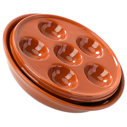 1Set Keramik Schneckenbackform 6- , Mikrowellengeeignet