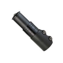 Verlengstuk voor vorkkop mountainbike, 12 cm, hoogteverstelbaar, zwart