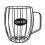 1Pc Black Iron Functional Coffee Capsule Storage Organizer 10