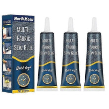 3Pcs 50ml Multi Fabric Sew Glue Fast Drying Glue Clothing Repair Glue Liquid Sewing