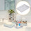 Bathroom Tray Storage Ceramic Marble Pattern Jewelry Display Plate 4