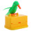 Cute Green Bird Toothpick Box Plastic Automatic Holder for Dining 1