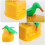 Cute Green Bird Toothpick Box Plastic Automatic Holder for Dining 8