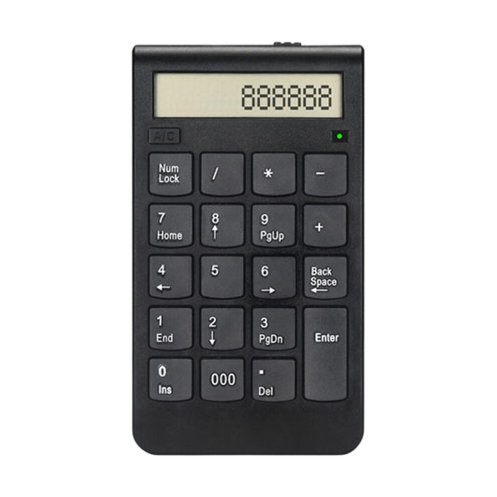 Portable and Rechargeable Wireless Numeric Keypad Desktop Laptop