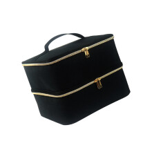 Trendy Nail Polish Carrying Case with Double Layers for LED Nail Lamp