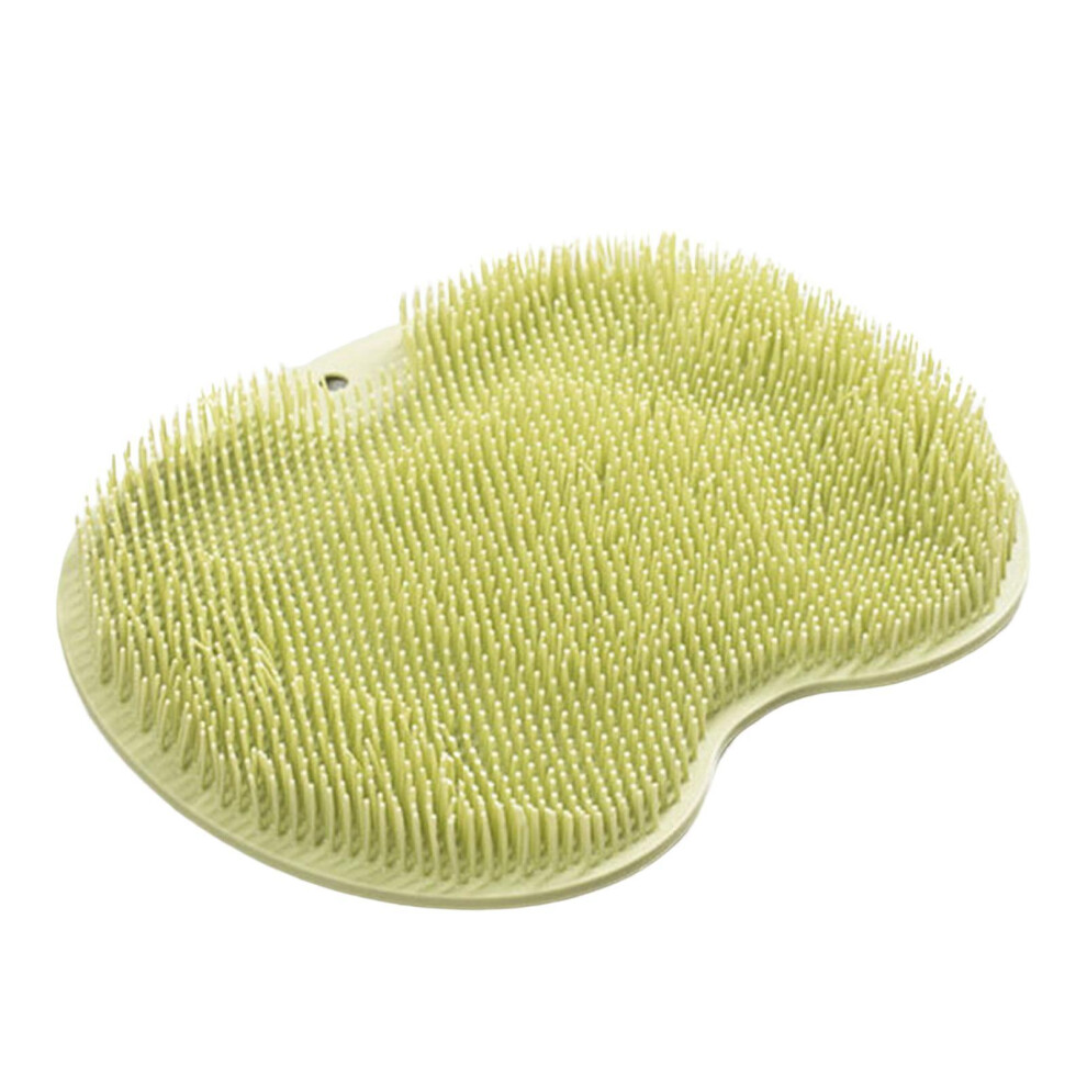 Green (Green) Effective Shower Foot Scrubber Mat With Sturdy Suction Cups For Gentle