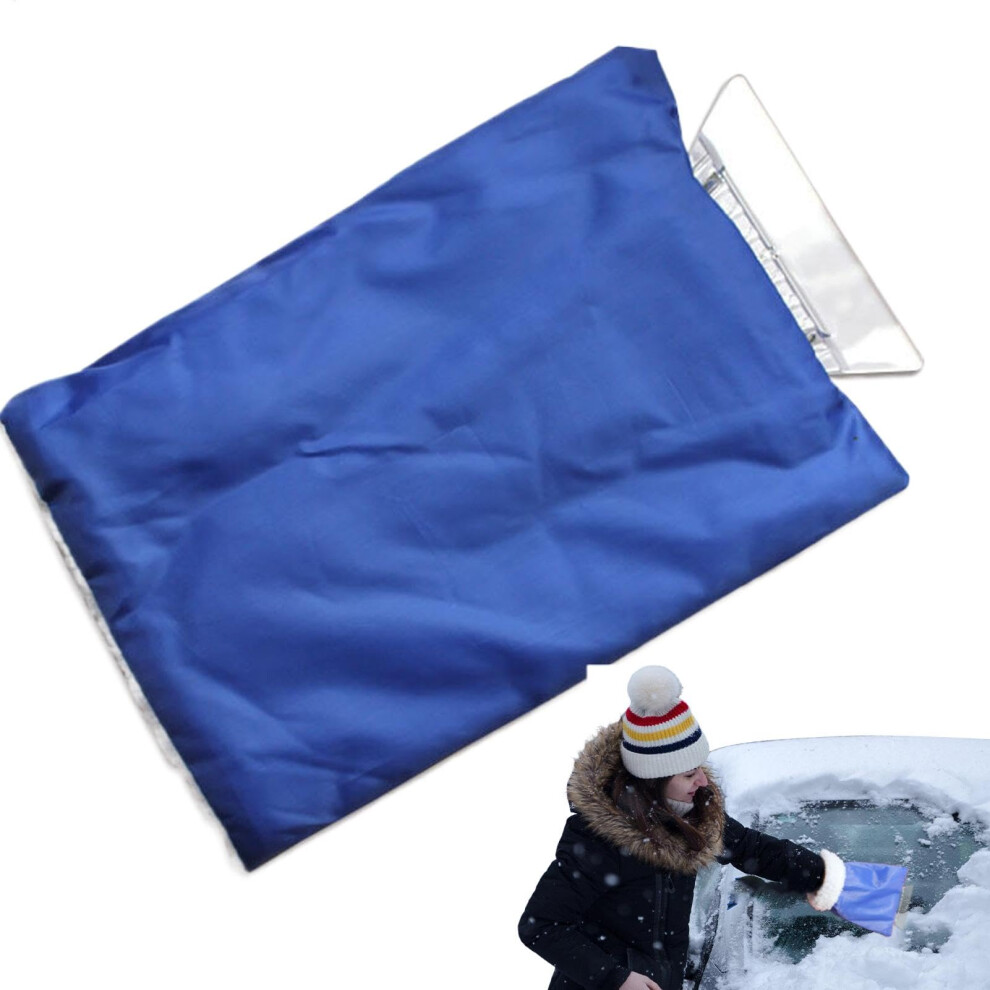 Ice Scrapers Snow Brushes Kit, Compact Warm Ice Scraper Mitt, Fine Bristle Snow Brush, Winter Car Accessories 9354506943622