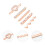 5St Delicate Horlogeband Ringen Sporthorloges 5