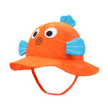 kinder sommer strandhut mit goldfischdesign 54 cm für 5–7 jahre