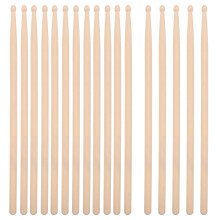 12Pairs Premium Maple Wood 7A Drumsticks Portable Musical Drum Sticks