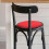 Stool Swivel Chair Base Solid Wood Round Work Office 4