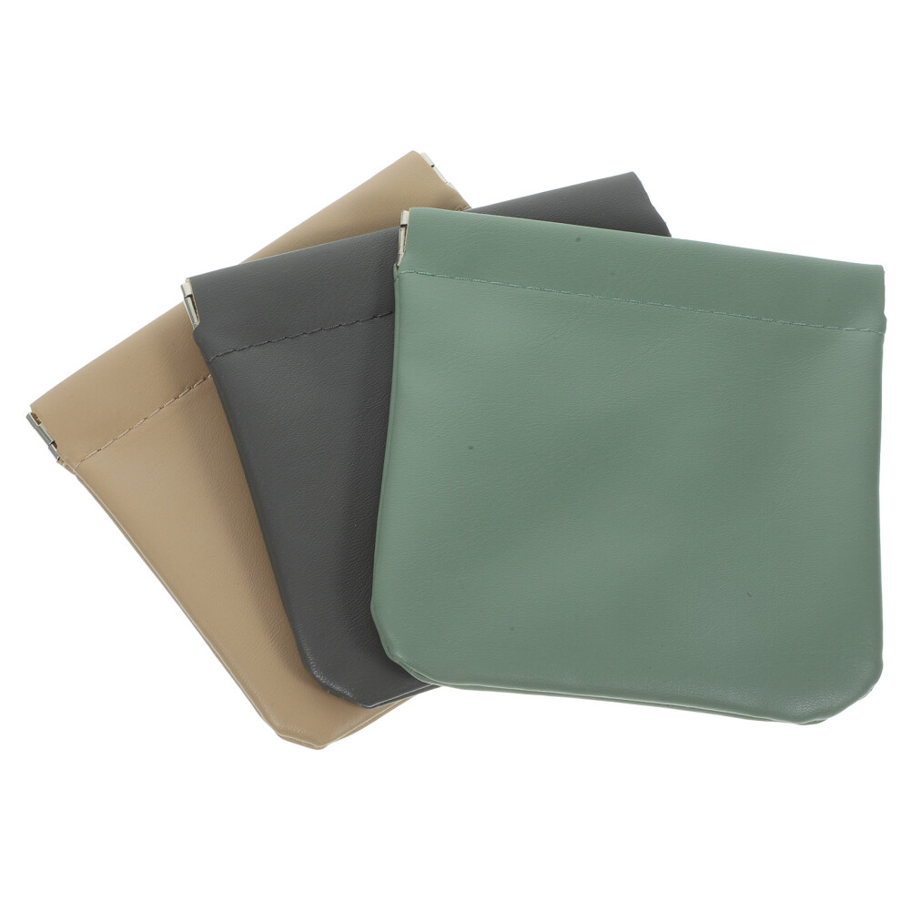 Solustre 3Pcs Travel Makeup Bags Portable Small Cosmetics Skincare Pouch