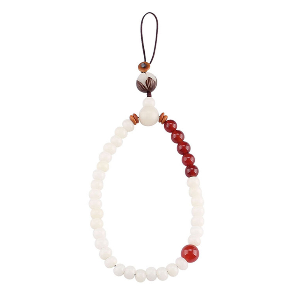Ethnic Style Jade Agate Phone Charm Strap For Decor And Keys 3294012011995