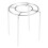 Kuchenhalter Rund Kuchenablage Silber Robust 6