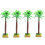 12 Pcs Simulated Palm Tree Model Miniature Plant Micro Landscape 11
