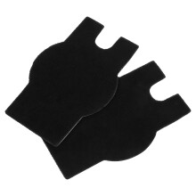 2Pièces Coussinets Antidérapants En Cuir Noir Confortables Pour Erhu