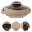 1pc ceramic soup casserole pot for kitchen stove cooking 2
