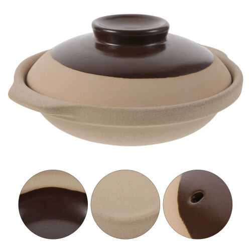 1pc ceramic soup casserole pot for kitchen stove cooking 1