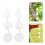 3 strings bird scaring reflective pendant for outdoor pigeon control 10