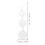 3 strings bird scaring reflective pendant for outdoor pigeon control 2