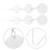 3 strings bird scaring reflective pendant for outdoor pigeon control 8