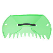 plastic leaf rake for garden cleaning and horticultural use