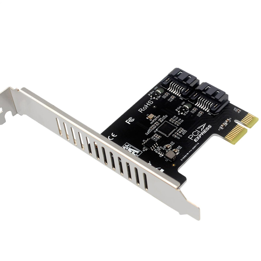 Controller Expansion Card Chassis Adapter Plug-And-Play Cooling 2-Port Data Transfer For Workstations 4.72X2.2x1.18 In 9016109094230