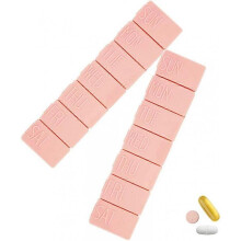 2 Bottles Weekly Pill Organizer, Extra Large 7 Day Pill Box Travel Daily Pill Box for Fish Oil, Other Vitamin Pills