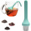 Tea Infuser, Silicone Handle Stainless Steel Tea Strainer Loose Tea Steeper Extra Fine Mesh Tea Filter 1