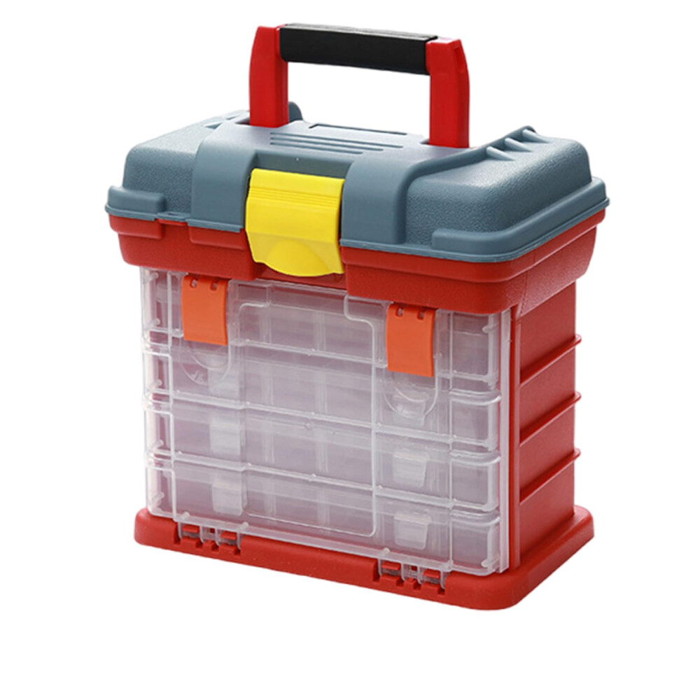 Fishing Tackle Box 4-Layer Portable Sea Fishing Accessory Case With Handle For Storage-image-OPC-PKRF89T-NEW