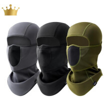 (Black + Black, one-size) Balaclava Ski Mask, Warm Face Mask for Cold Weather, Winter Skiing Snowboarding Motorcycling Ice Fishing Men, Essential for Outdoor Winter