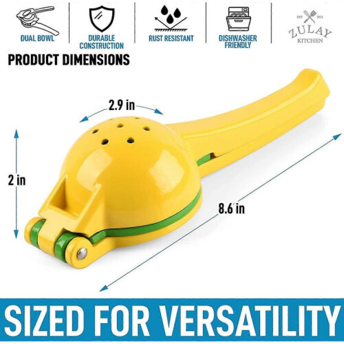 2-In-1 Lemon Lime Squeezer - Hand Juicer Lemon Squeezer 2