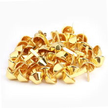15mm Goldene Nieten 50 Stück für Geldbörsen, Handtaschen, Lederhandwerksbedarf