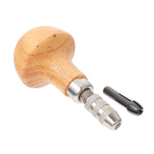 3Sets Wood Handle Jewelry Making Pin Vise Set with Chuck Watch Tool
