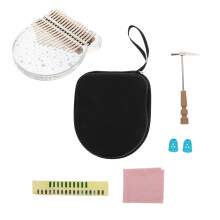 1 set kalimba daumenklavier aus kristallglas,