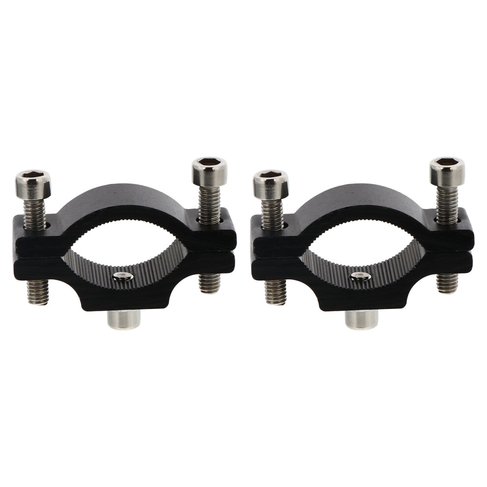 2Pcs Aluminum Handlebar Clamp Bracket For Scooter Motorcycle Light 3294012026906