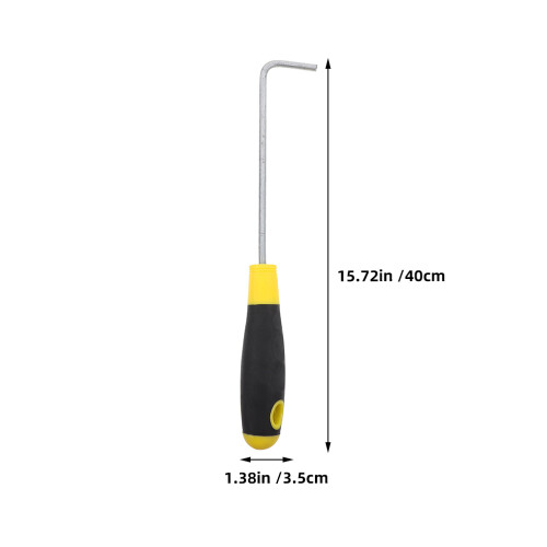 stainless steel roller shutter door hook with rubber handle 1