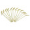 200 pcs 10.5cm thickened bamboo cocktail picks for fruit and drinks 10