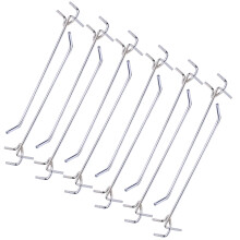 50Pcs Silver Hanging Hooks for Door Hanging Bag Durable Iron Home Use