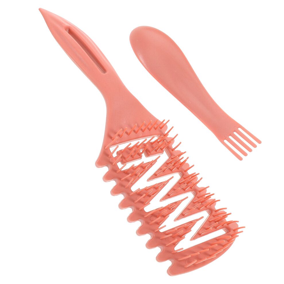 Artibetter 2Pcs Teasing Comb For Fine And Curly Hair, Dandruff Removal Scalp Comb