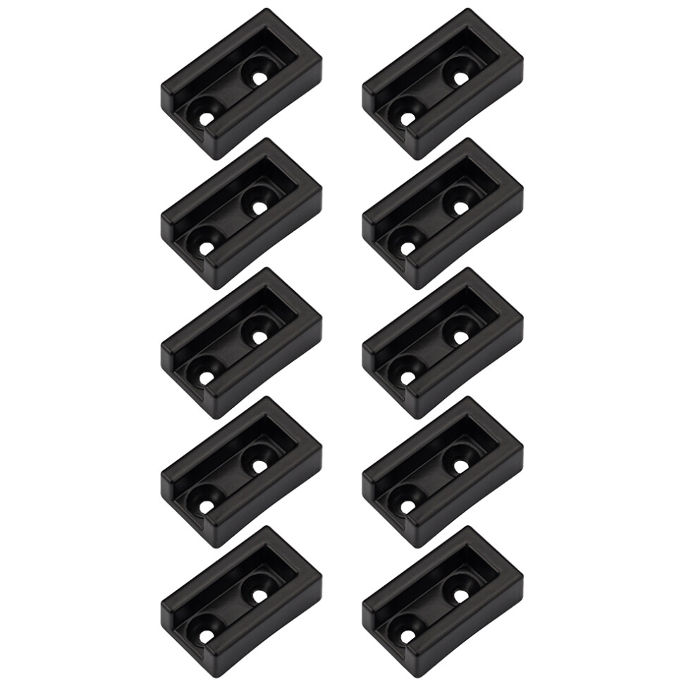 10Pcs Wardrobe Closet Rod Bracket Base Hanger Pipe Holder 3294012027002